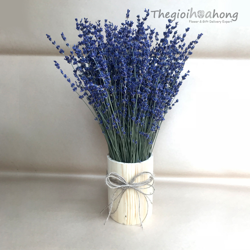 Lọ hoa lavender khô L0047