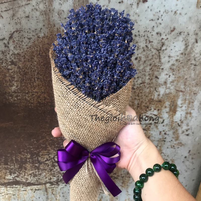 Bó 170-180 cành hoa oải hương - Lavender khô 100% Pháp