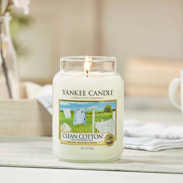 Nến thơm Clean Cotton Yankee Candle