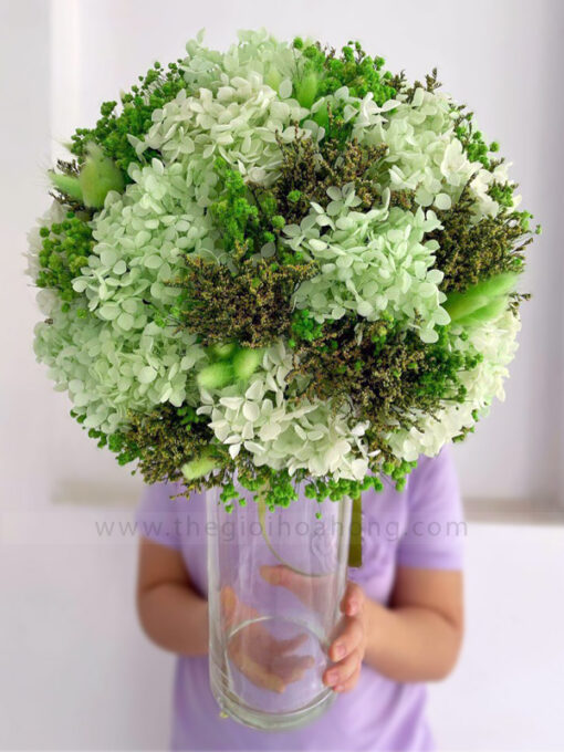 Bình hoa khô Passion flower - Green