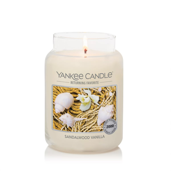 Nến Hũ Yankee Candle Sandalwood Vanilla