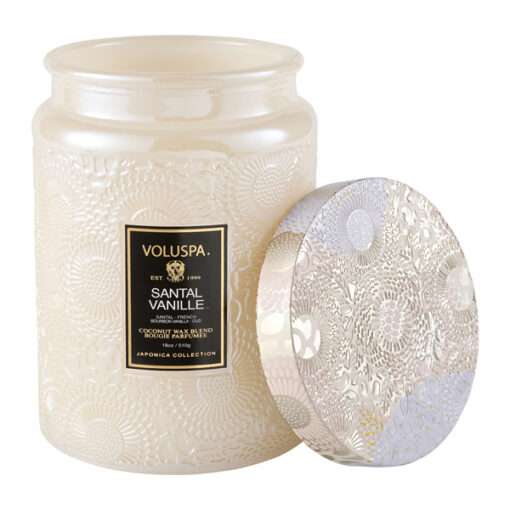 Nến Voluspa Santal Vanille – Large Jar Candle