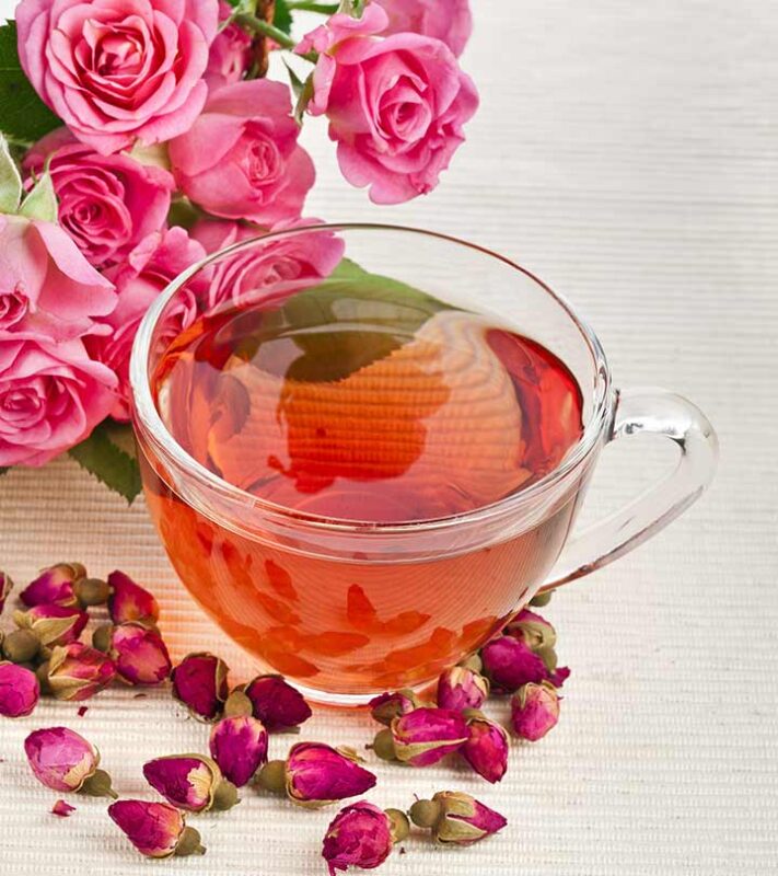 Cách pha trà hoa hồng